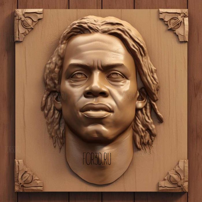 Ronaldinho 2 stl model for CNC